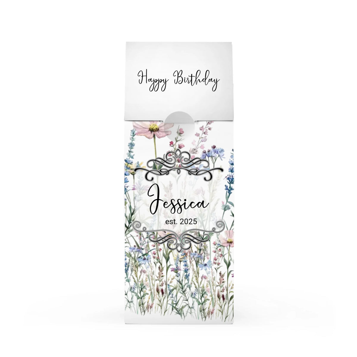 Birthday Flower Garden - White
