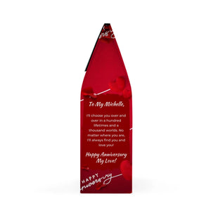 Silky Red Roses and Hearts Coffee 
