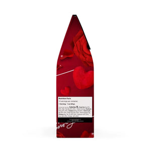Silky Red Roses and Hearts Coffee 