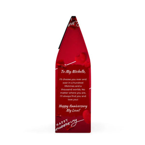 Silky Red Roses and Hearts Coffee 