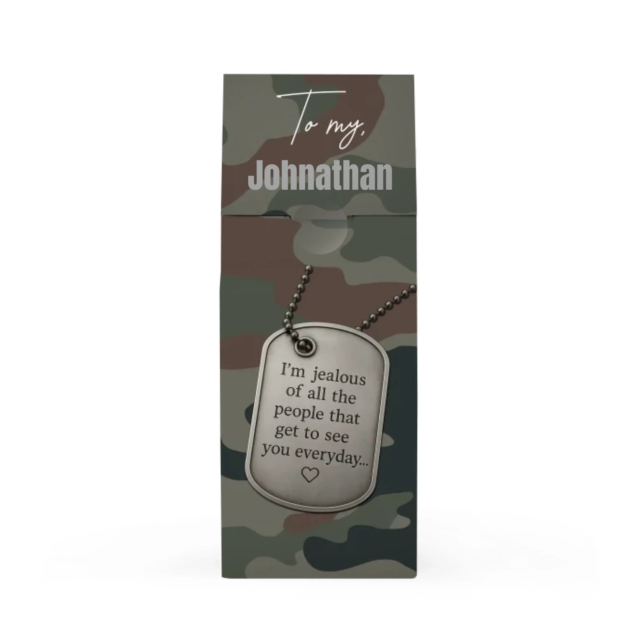 Jealous Miss You - Dogtag