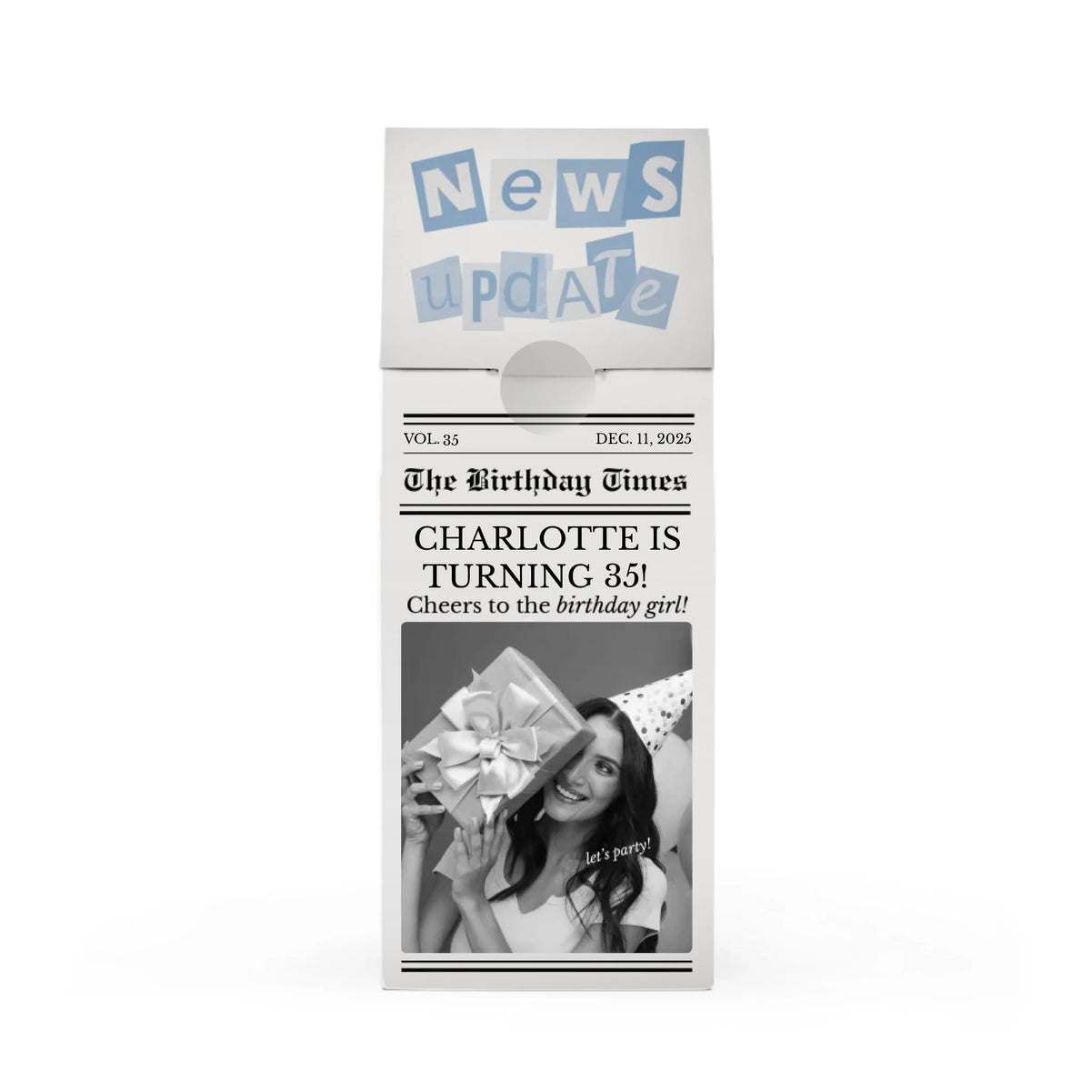 Birthday Newspaper Vintage